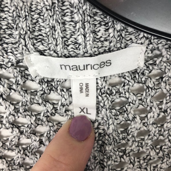 Maurices gray cardigan sweater XL - Picture 6 of 6